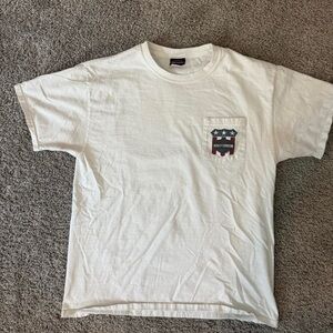 Harley Davidson Men's White and Cream T-shirt